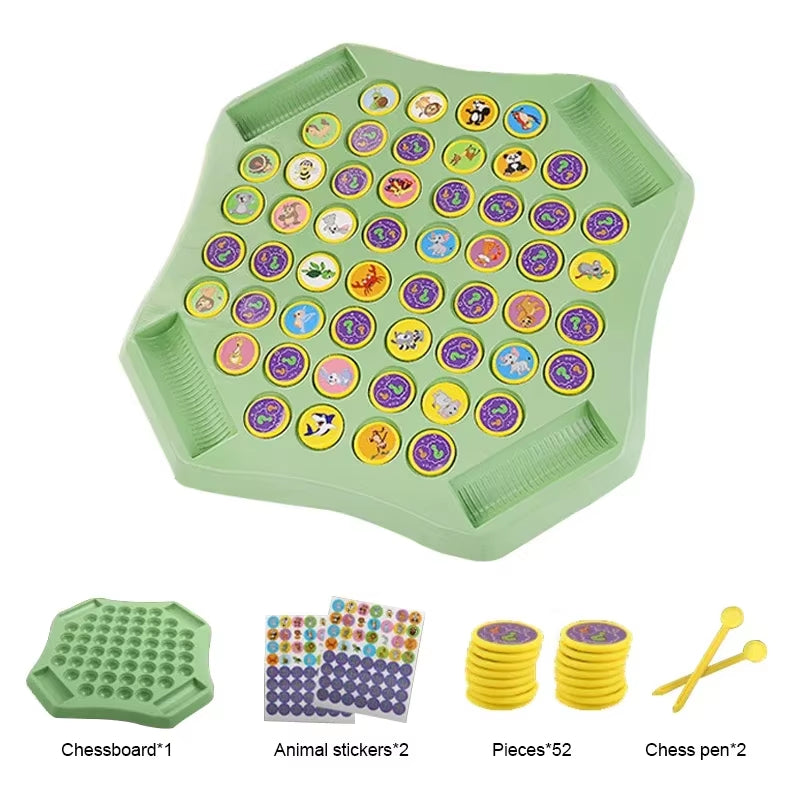 Animal Flip Chess Memory Game Board ParentChild Interactive Family Party Game Children Adult Table  3
