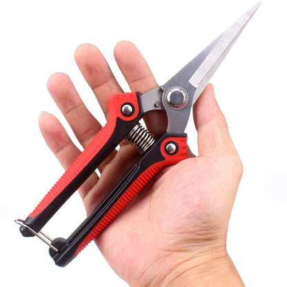 Sharp Garden Fruit Tree Pruning, Pruning Shear Branch Scissors, Stainless Steel Non-Slip Handle, Garden Tools