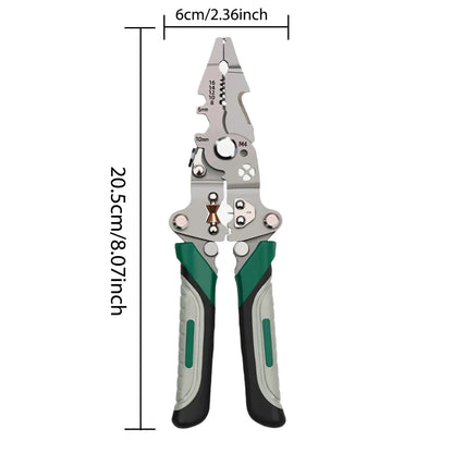Electrician Wire Splitter Foldable Wire Stripper Pulley Design Multifunction Crimping Pliers Hand T 5