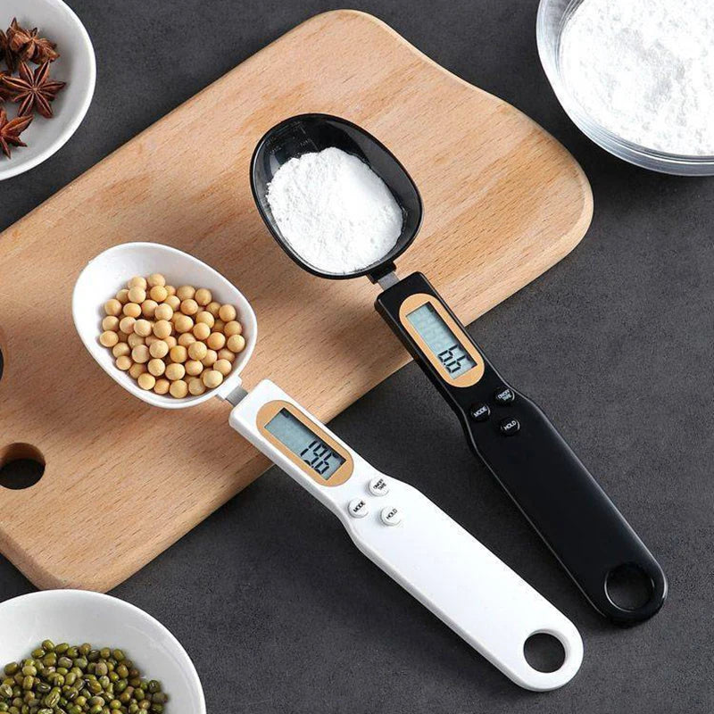 LCD Digital Measuring Food Flour Digital Spoon Scale, Electronic Kitchen Scale, Mini Kitchen Tool for Milk Coffee Scale