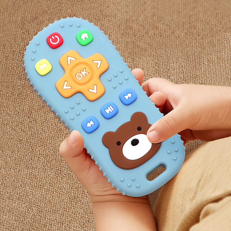 Pacifier Bracelet, Silicone Baby Teether Gloves, Anti-Eating Biting Toys with Teething Stick for Infants