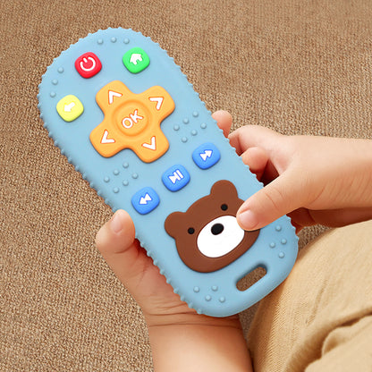 Pacifier Bracelet, Silicone Baby Teether Gloves, Anti-Eating Biting Toys with Teething Stick for Infants