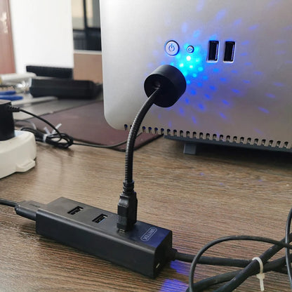 Atmosphere Galaxy Lamp USB Decorative, Mini LED Car Roof Star Night Light Projector Adjustable for Room Ceiling