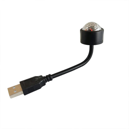 Atmosphere Galaxy Lamp USB Decorative, Mini LED Car Roof Star Night Light Projector Adjustable for Room Ceiling