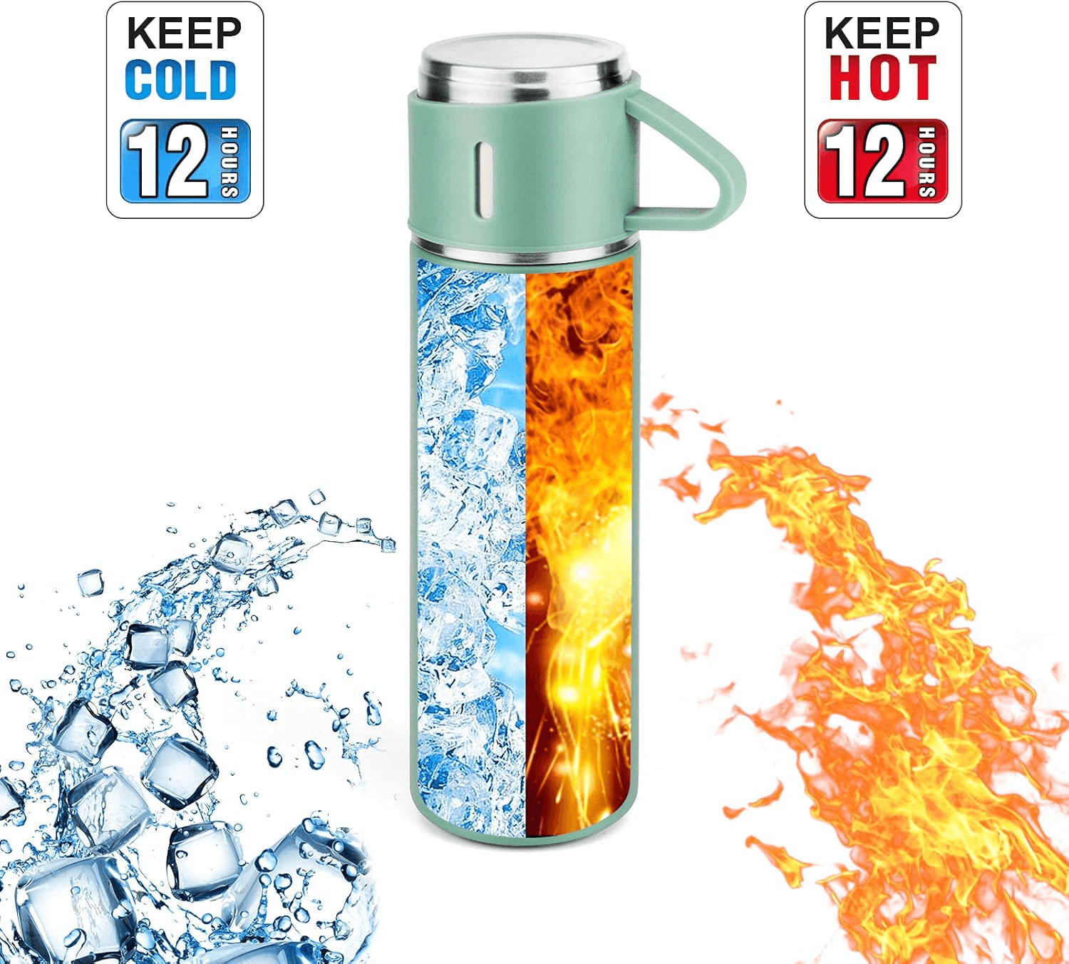 Portable Coffee Mug Stainless Steel Thermos Bottle Vacuum Insulated Travel Bottle Office Business G 6