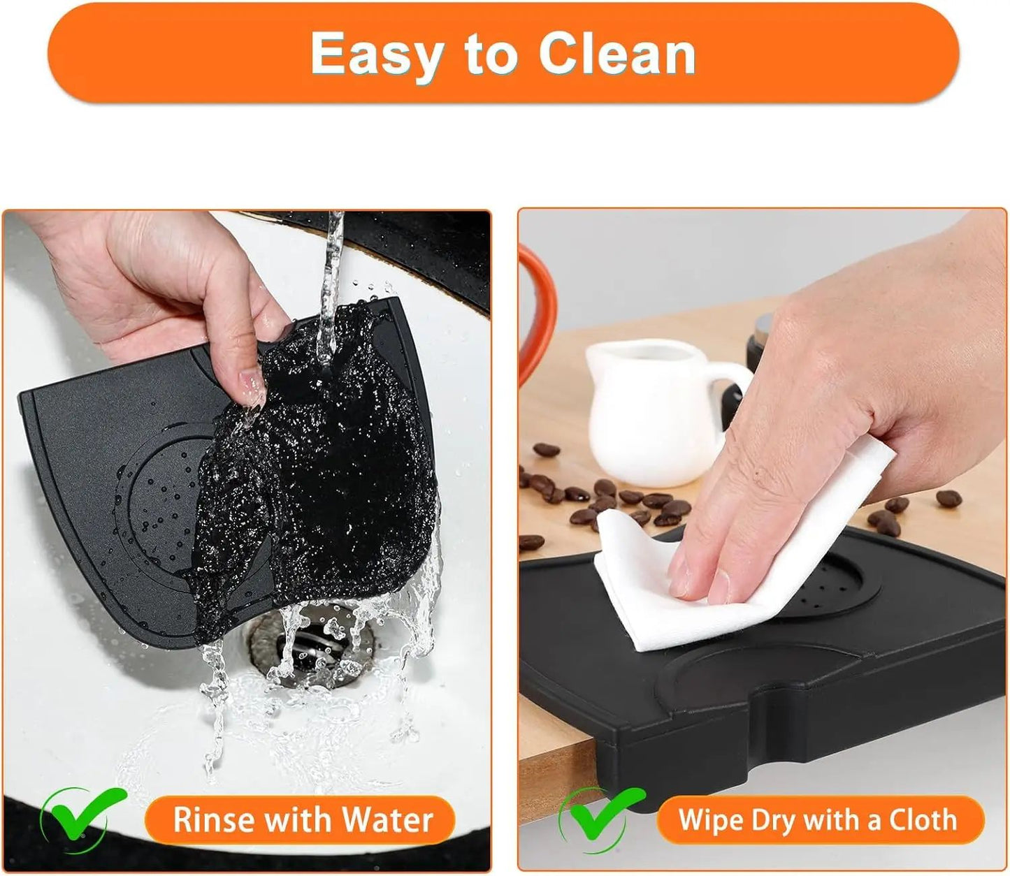 Silicone Coffee Press Mat Espresso Tamper Mat With Anti Slip Counter Protection 5