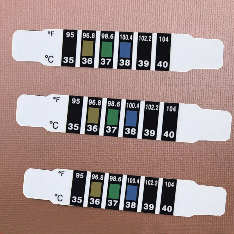 Baby Forehead Thermometer Body Fever Strip Water Milk Test Child Head Temperature Sticker Baby Care 3