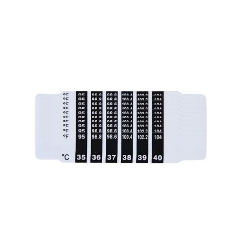 Baby Forehead Thermometer Body Fever Strip Water Milk Test Child Head Temperature Sticker Baby Care 6