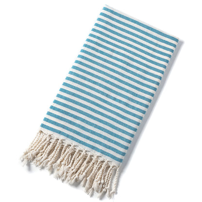 Luxury Cotton Spa Towel Striped Tassel Design Large Beach Towel For Home Travel Sauna Bath Comfort 9