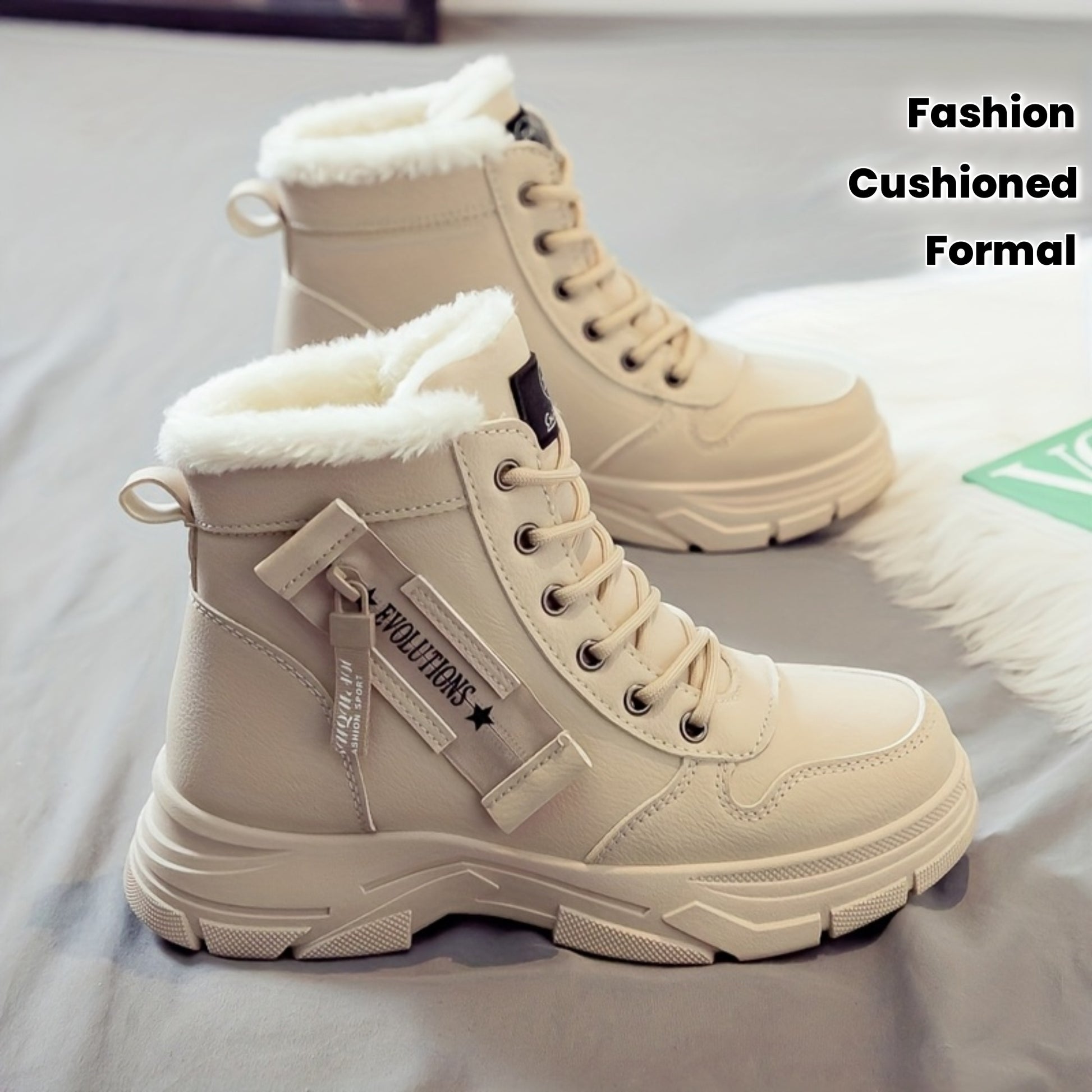 Short Boot For Women Winter Boot With Thick Lining And Insulation Stylish And Versatile Womens Ankl 2