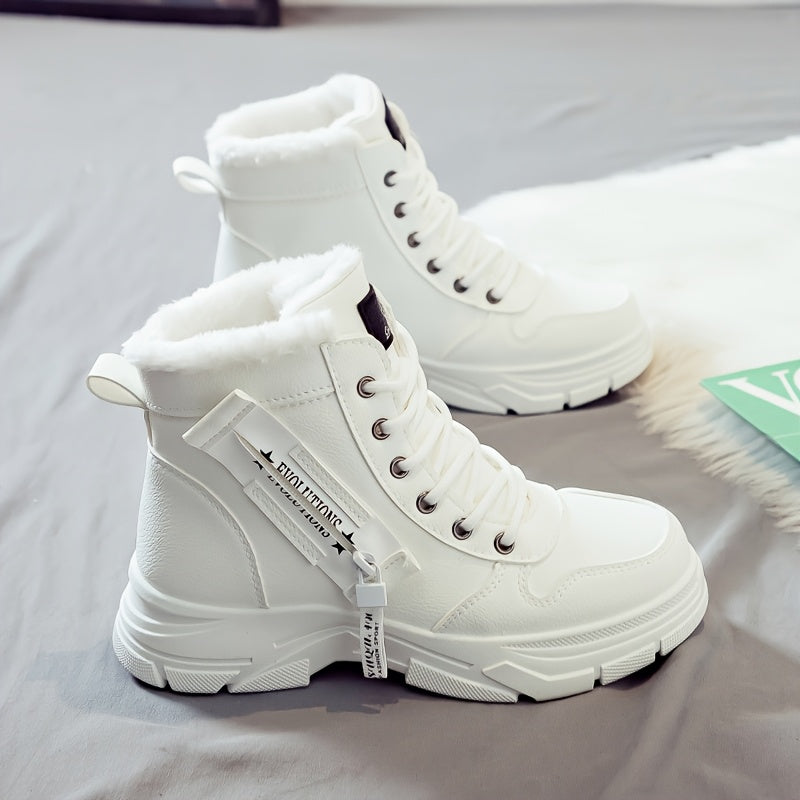 Short Boot for Women, Winter Boot with Thick Lining and Insulation, Stylish and Versatile, Women's Ankle Boot Thick