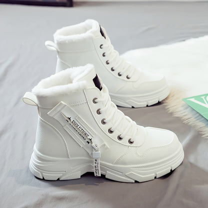 Short Boot for Women, Winter Boot with Thick Lining and Insulation, Stylish and Versatile, Women's Ankle Boot Thick