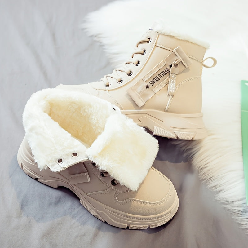 Short Boot For Women Winter Boot With Thick Lining And Insulation Stylish And Versatile Womens Ankl 1