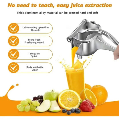 Heavy Duty Manual Citrus Juicer Metal Fruit Squeezer Extractor 7