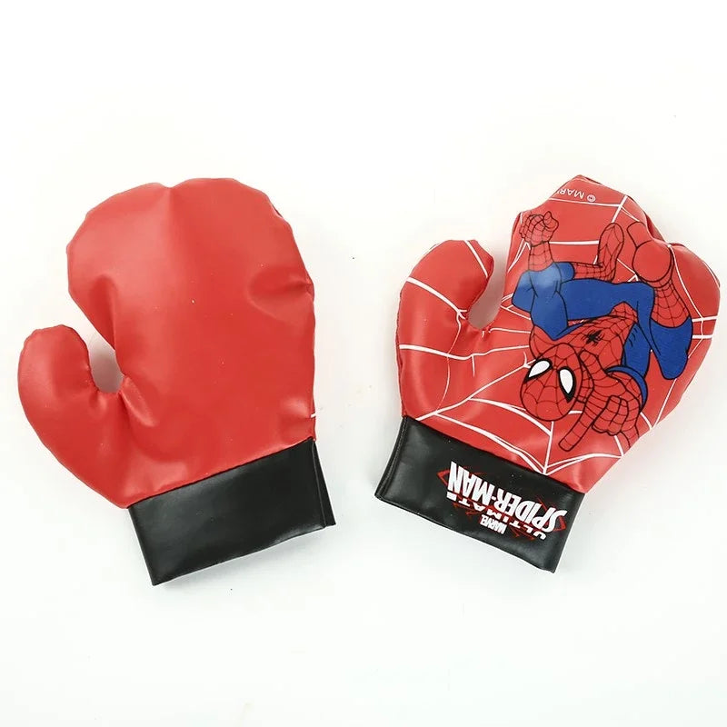 Gloves Sandbag Suit Boxing, Disney Marvel Spiderman Figure Toy, Spider Man Outdoor Sports Kids Toys, Sand Bag Gloves Set