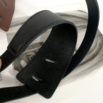 Knot Soft Pu Leather, Designer Belts For Women High Quality, Female Waist Wide Coat Corset Belt