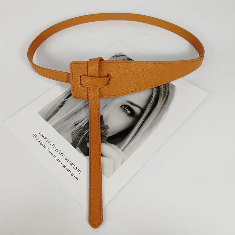 Knot Soft Pu Leather, Designer Belts For Women High Quality, Female Waist Wide Coat Corset Belt