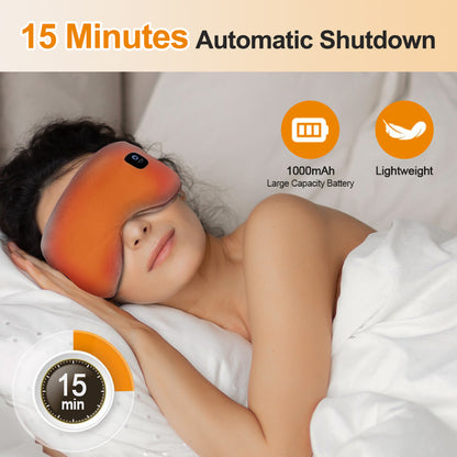 Smart Timing Sleeping Mask Cordless Heated Eye Mask For Dry Eyes Electric Warm Eye Compress 2