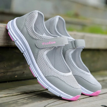 Fashion Breathable Mesh Casual Walking Shoes, Women Shoes Breathable Vulcanized Shoes, Women Work Shoes