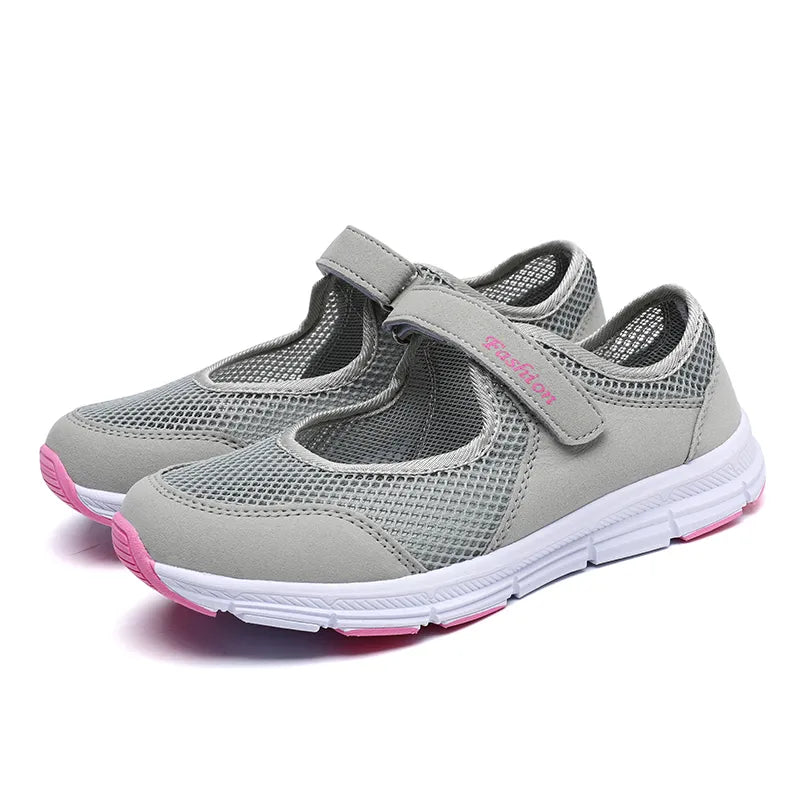 Fashion Breathable Mesh Casual Walking Shoes Women Shoes Breathable Vulcanized Shoes Women Work Sho 4