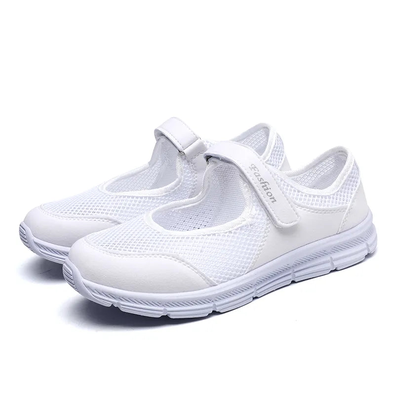 Fashion Breathable Mesh Casual Walking Shoes Women Shoes Breathable Vulcanized Shoes Women Work Sho 7