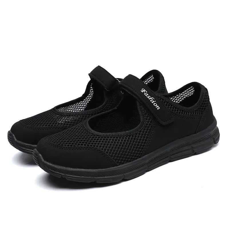 Fashion Breathable Mesh Casual Walking Shoes Women Shoes Breathable Vulcanized Shoes Women Work Sho 6