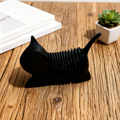 Christmas Gift for Office, Home Decor, Printed Spring Cat Desktop Ornament, Cute Novelty Item