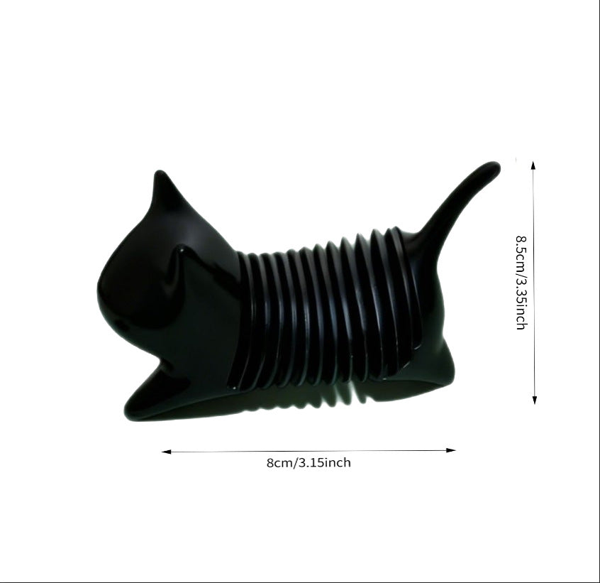 Christmas Gift for Office, Home Decor, Printed Spring Cat Desktop Ornament, Cute Novelty Item