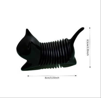 Christmas Gift for Office, Home Decor, Printed Spring Cat Desktop Ornament, Cute Novelty Item