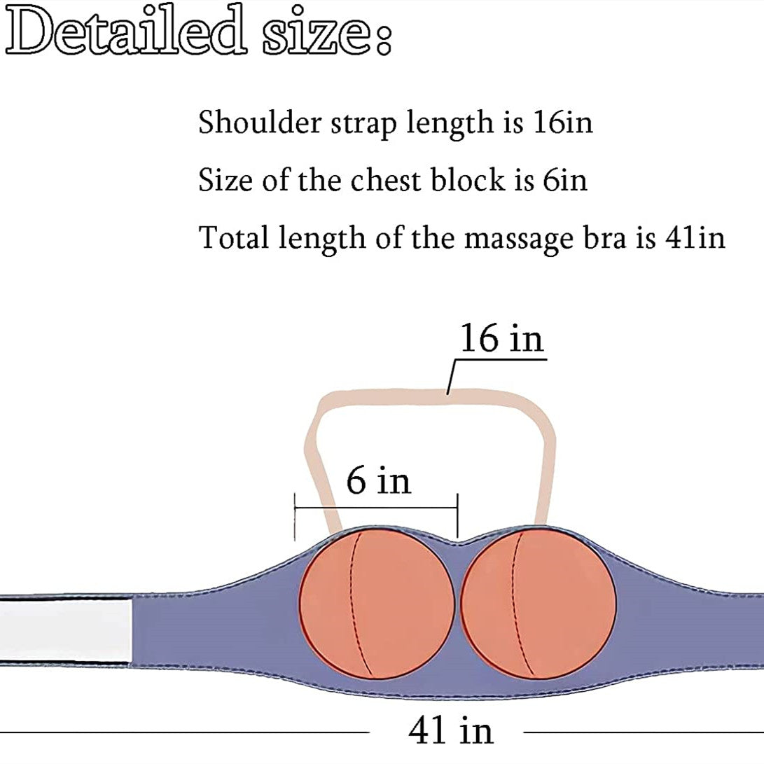 Wireless Electric Breast Massage Bra Hot Compress Function For Breast Lift Enhance Your Bust Natura 5