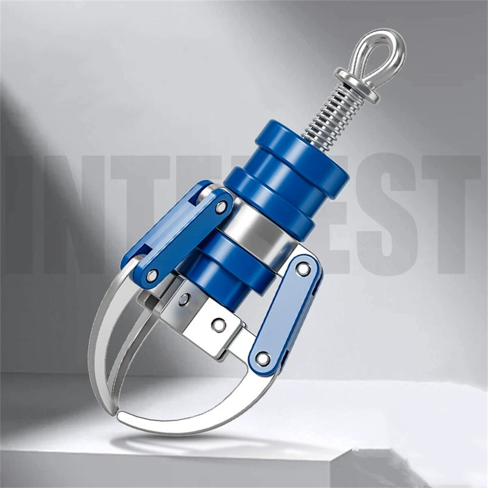 Mini Doll Machine Claw Key Chain For Women Finger Tip Gripper Key Ring Pendant Plastic Bag Jeweller 3
