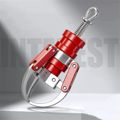 Mini Doll Machine Claw Key Chain For Women Finger Tip Gripper Key Ring Pendant Plastic Bag Jeweller 5