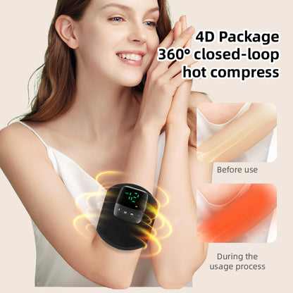 Portable Electric Massager, Pulse Hand Leg Heated Vibration Massage Belt for Calf Thigh Arm Wrist Trainer