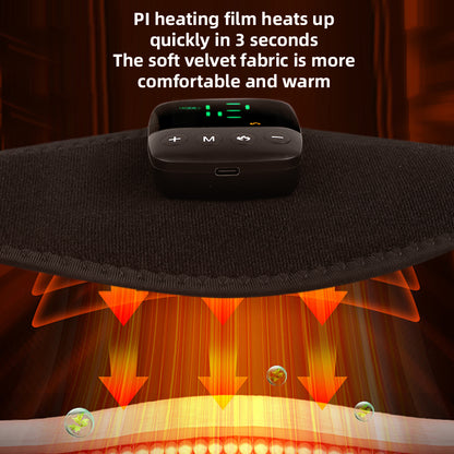 Portable Electric Massager, Pulse Hand Leg Heated Vibration Massage Belt for Calf Thigh Arm Wrist Trainer