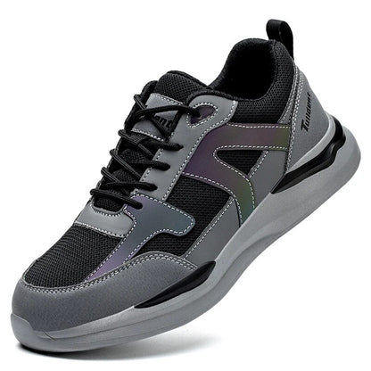 Mens Safety Shoes Steel Toe Work Sneakers Puncture Proof Work Boots Indestructible Lightweight Secu 6