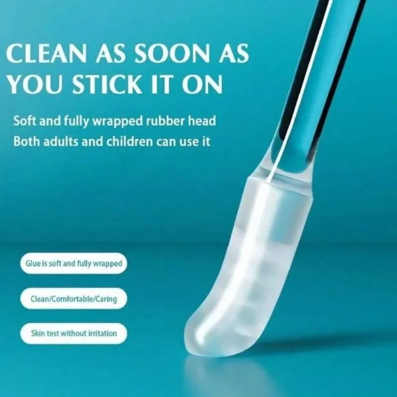 SoftCare 24Pack Disposable Silicone Ear Cleaner Sticks  Safe Gentle Ear Wax Remover For All Ages 3