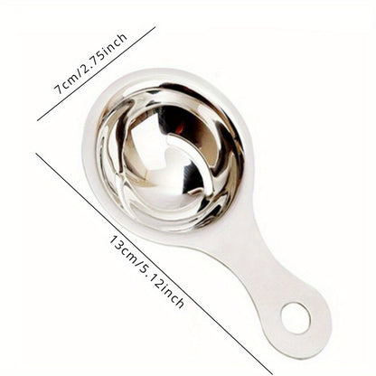 Stainless Steel Egg White Separator, Yolk Filter Tool, Kitchen Accessories, Spoon Divider Funnel