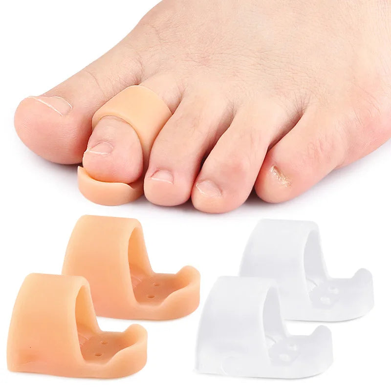 Thumb Valgus Protector, Silicone Toe Separator, Bunion Relief Gel Pads
