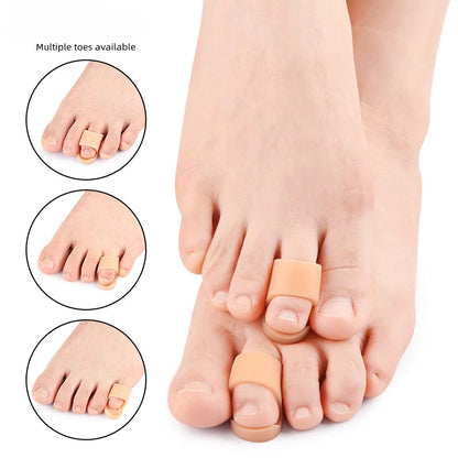 Thumb Valgus Protector Silicone Toe Separator Bunion Relief Gel Pads 1