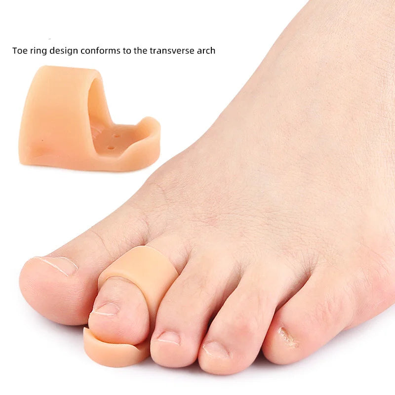 Thumb Valgus Protector Silicone Toe Separator Bunion Relief Gel Pads 2