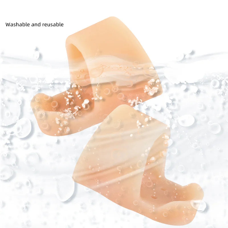 Thumb Valgus Protector Silicone Toe Separator Bunion Relief Gel Pads 4