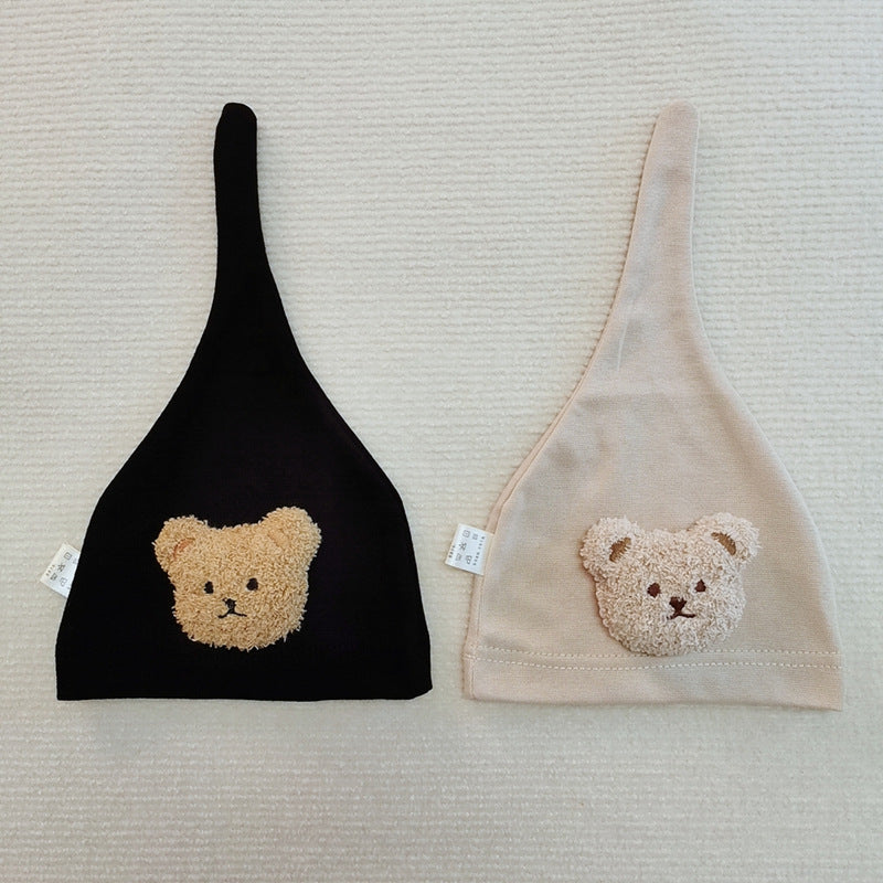 Cute Bear Cap Newborn Accessories Soft Baby Hat For Newborns Kids Baby Photography Props 4