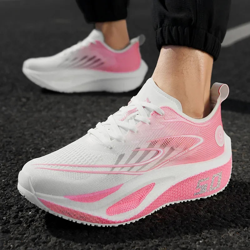 Professional Marathon Racing Sneakers With Full Carbon Plate Lightweight Breathable Sports Shoes Fo 3