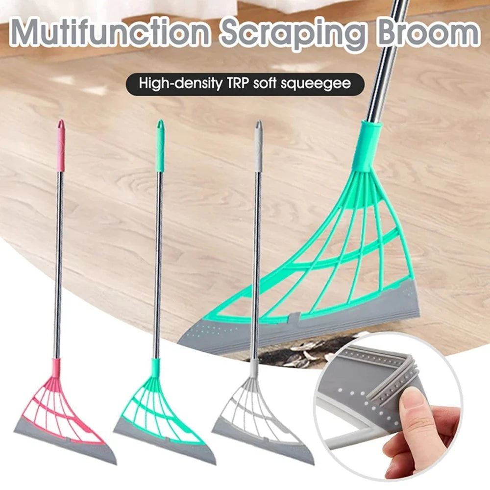 Silicone Scraper Broom Magic Wiper Glass Wiper For Floors And High Places 1