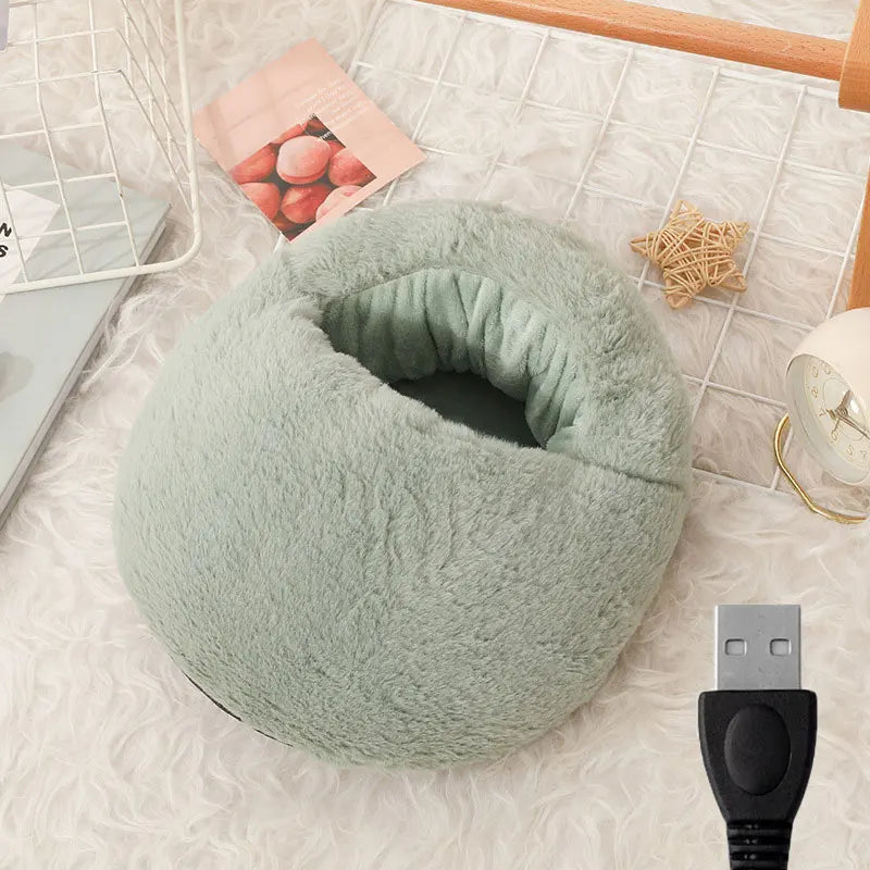 Constant Temperature Electric Foot Warmer Washable Soft Velvet Heater For Feet Winter Foot Warmer 8