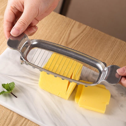 Wire Cheese Slicer Multifunctional Vegetable Divider Stainless Steel Butter Cutter 2