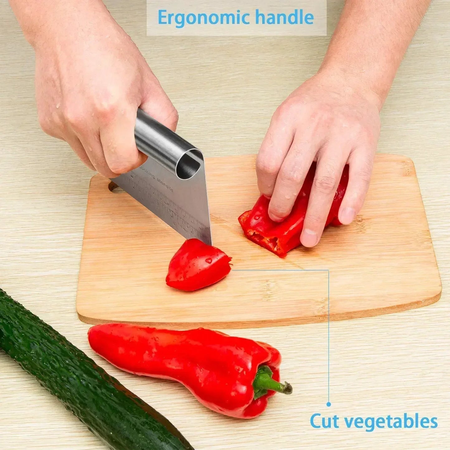 Stainless Steel Cake Scraper, Dough Fondant Spatulas for Baking