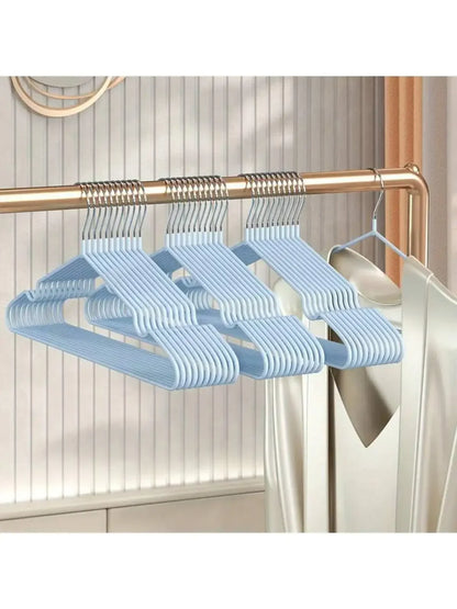 Metal Trace Less Noslip Clothes Hangers Durable Strong Clothes Racks Space Saver For Bedroom Organi 5
