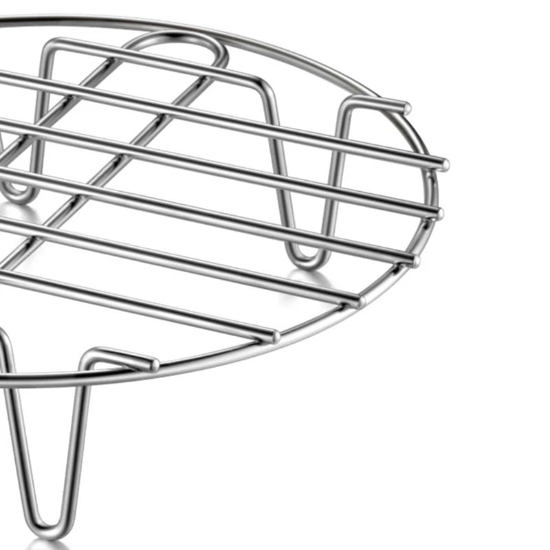 Stainless Steel Steamer Rack Pot Stand For Cooking Baking And Airfryer Use 7