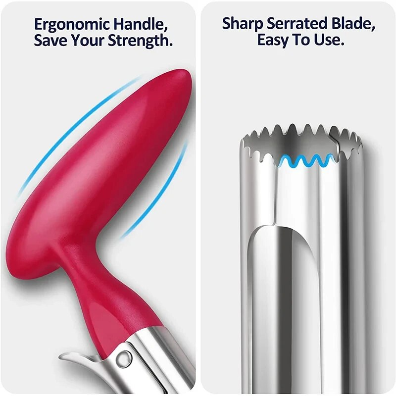 Stainless Steel Apple Corer Premium Fruit Cutter Pear Seeder Slicer Knife Tool For Kitchen Vegetabl 3